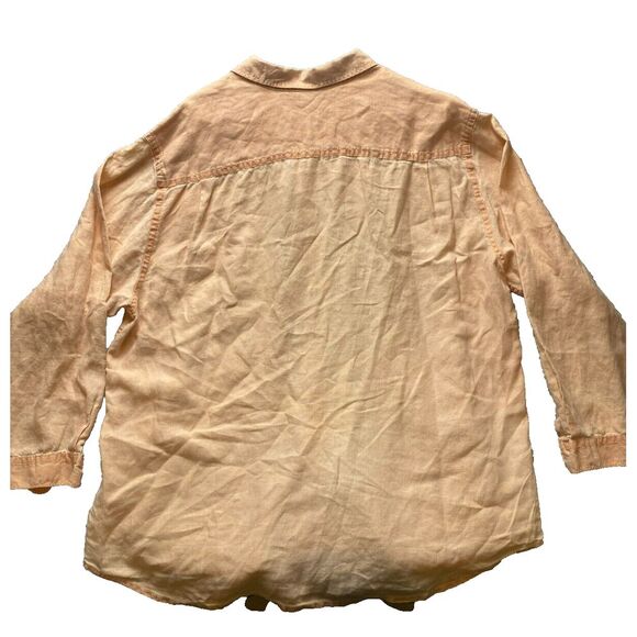 Tommy Bahama Shirt Adult 2XL Relaxed Linen Button Up Pocket Marlin Fish Mens - Picture 11 of 14